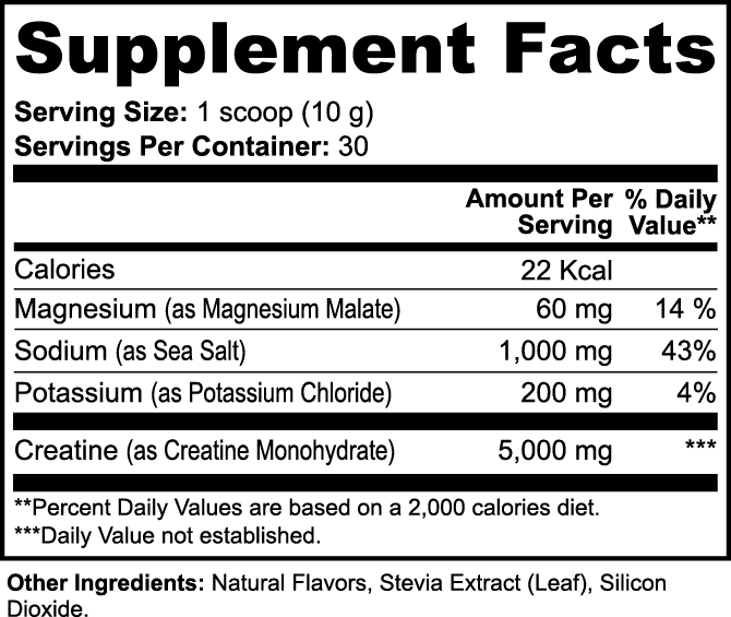 Kinetix Creatine Hydration Powder